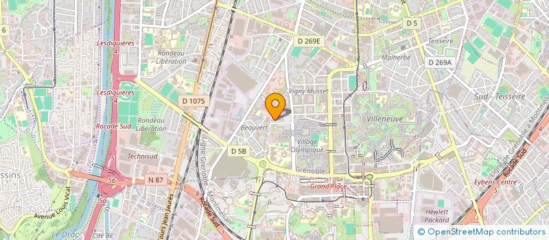 localisation de l'entreprise KOPRAM à GRENOBLE