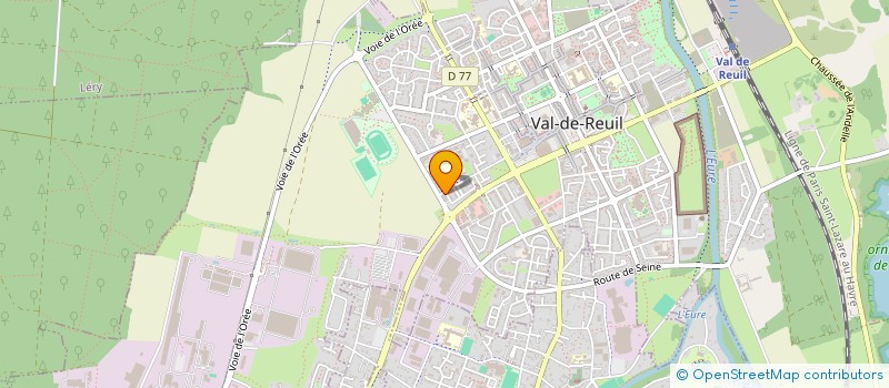 localisation de l'entreprise KOR PROTECTION  VAL-DE-REUIL