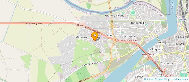 localisation de l'entreprise KORA à ARLES