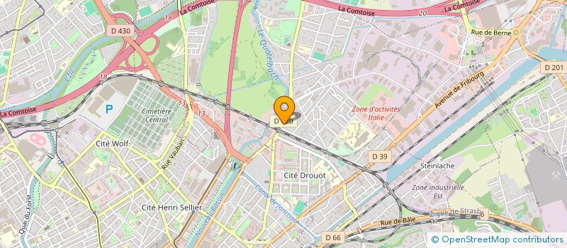 localisation de l'entreprise KORA SCI  ILLZACH