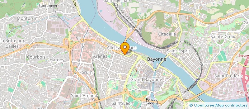 localisation de l'entreprise KORAC à BAYONNE