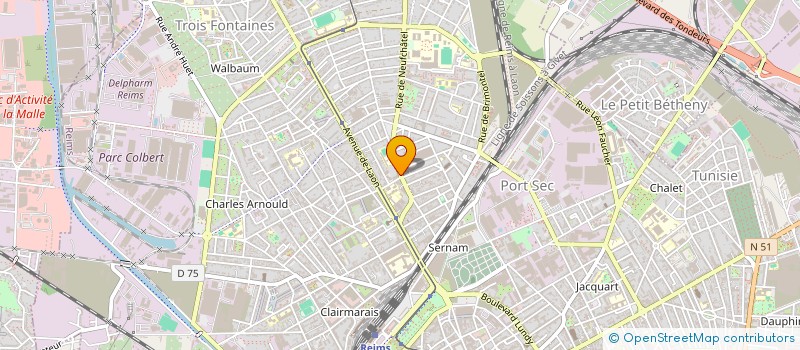 localisation de l'entreprise KORACORPS  REIMS