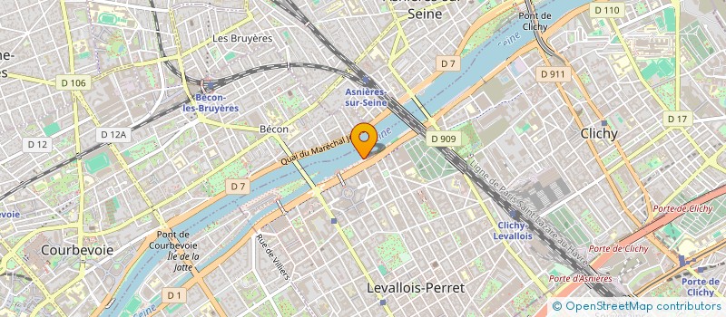 localisation de l'entreprise KORAFIN à LEVALLOIS-PERRET