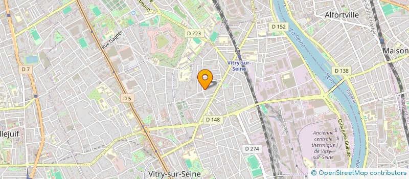 localisation de l'entreprise KORAFOLLART à VITRY-SUR-SEINE