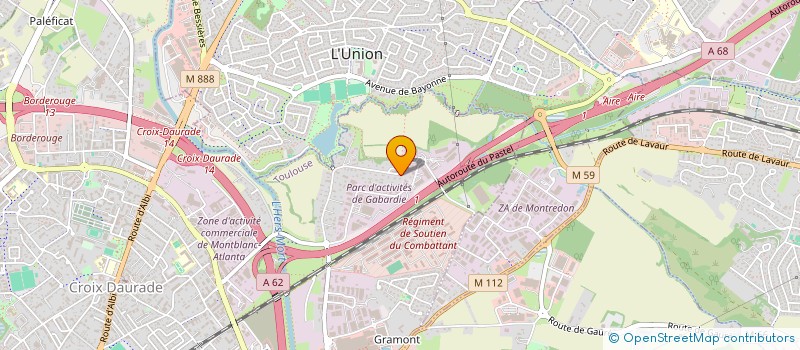 localisation de l'entreprise KORAGE à TOULOUSE