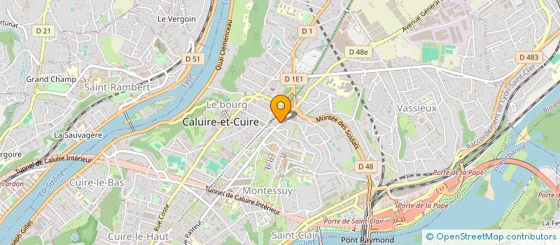 localisation de l'entreprise KORAL à CALUIRE-ET-CUIRE