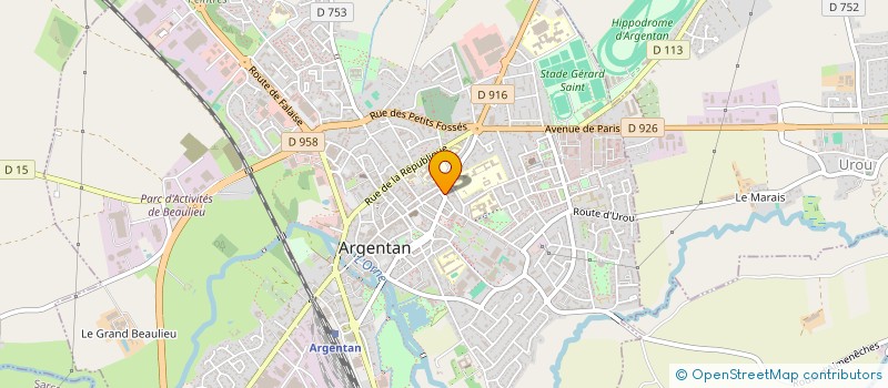 localisation de l'entreprise KORALA à ARGENTAN
