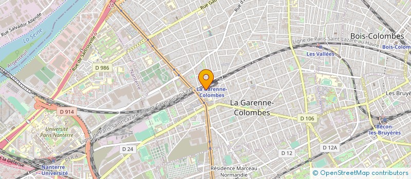 localisation de l'entreprise KORALYA BOIS  LA GARENNE-COLOMBES