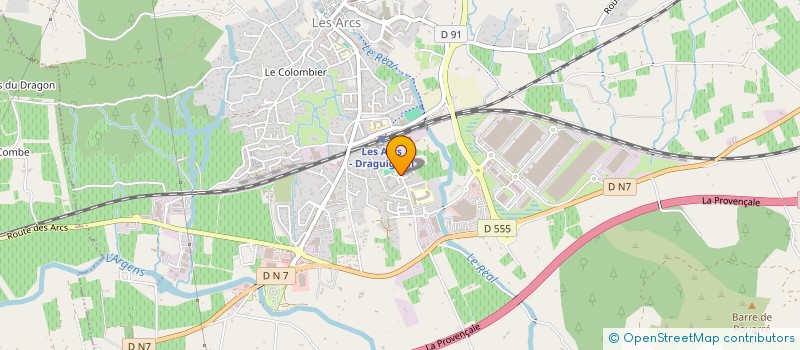 localisation de l'entreprise KORALYN KREA à LES ARCS