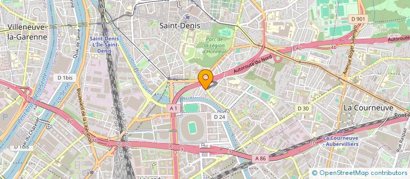 localisation de l'entreprise KORAMA à SAINT-DENIS