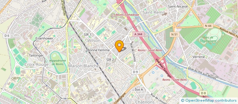 localisation de l'entreprise KORAY  REIMS