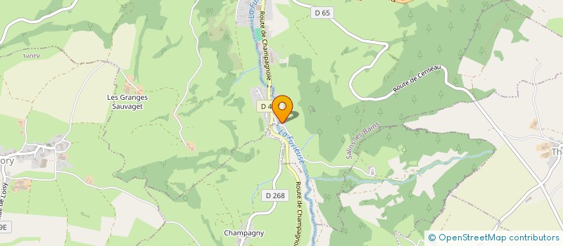 localisation de l'entreprise KORB IMMO II  SALINS-LES-BAINS