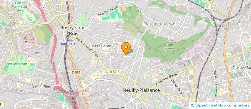 localisation de l'entreprise KORBAT à NEUILLY-PLAISANCE