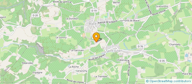 localisation de l'entreprise KORBEO  BLACE