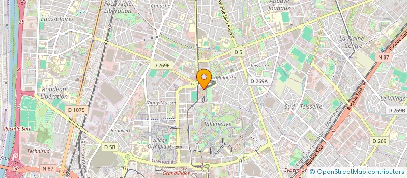 localisation de l'entreprise KORDEVAN  GRENOBLE