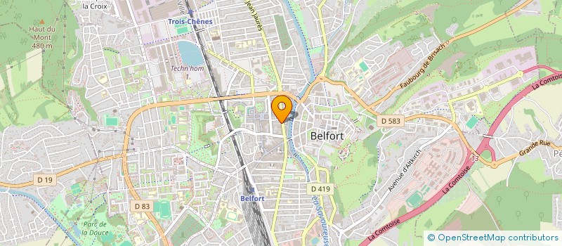 localisation de l'entreprise KORDH HLD à BELFORT