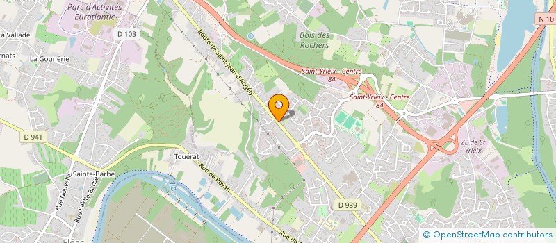 localisation de l'entreprise KORDOUAN à SAINT-YRIEIX-SUR-CHARENTE