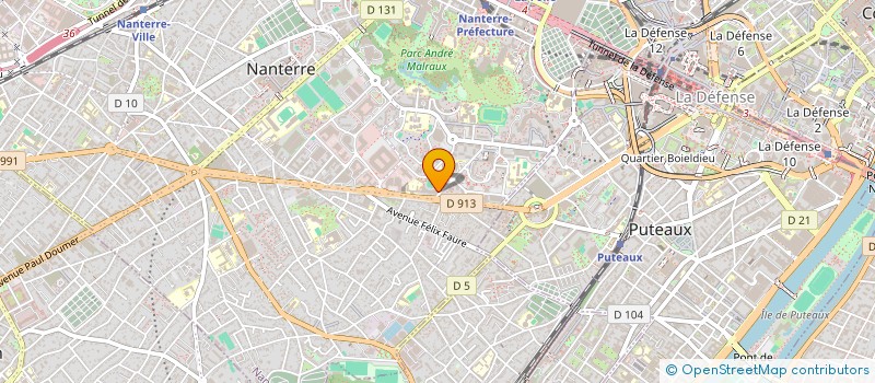 localisation de l'entreprise KOREA EXPRESS FRANCE à NANTERRE