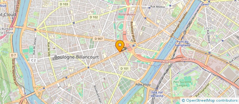 localisation de l'entreprise KOREA KIT'CHEN à BOULOGNE-BILLANCOURT