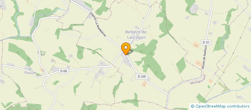 localisation de l'entreprise KOREACRI à BELBEZE-DE-LAURAGAIS