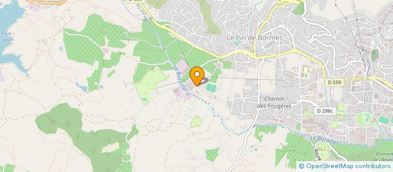 localisation de l'entreprise KOREALOS  BORMES-LES-MIMOSAS