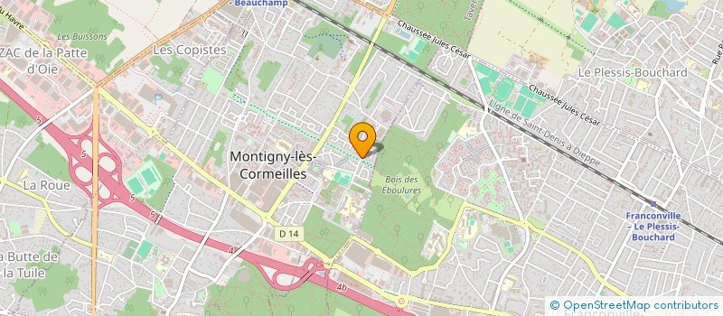 localisation de l'entreprise KOREGRAFIK  MONTIGNY-LES-CORMEILLES