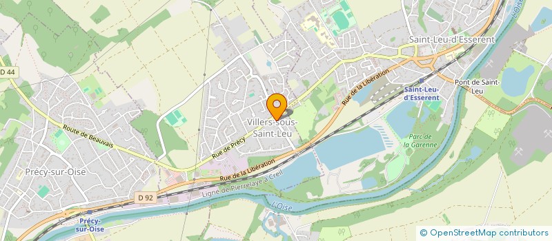 localisation de l'entreprise KOREM  VILLERS-SOUS-SAINT-LEU