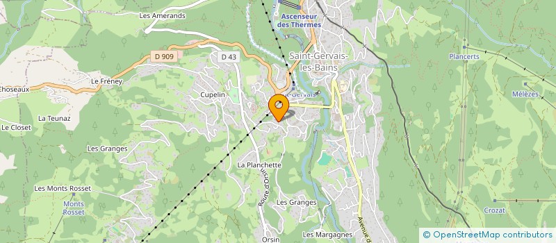 localisation de l'entreprise KORENA  SAINT-GERVAIS-LES-BAINS