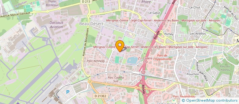 localisation de l'entreprise KORERO BORDEAUX  MERIGNAC