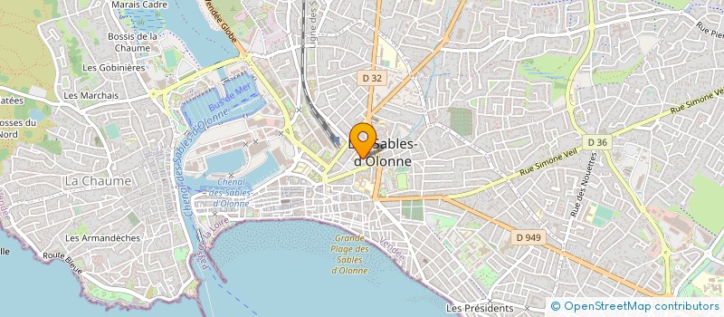 localisation de l'entreprise KORIAN LE BOURGENAY  LES SABLES D'OLONNE