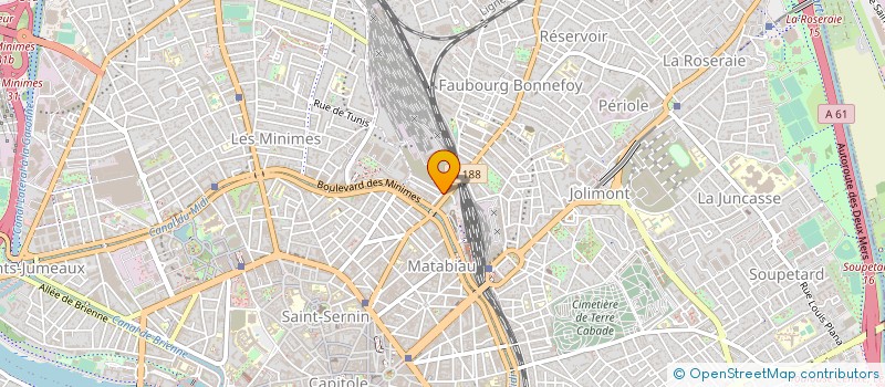 localisation de l'entreprise KORIFRA à TOULOUSE