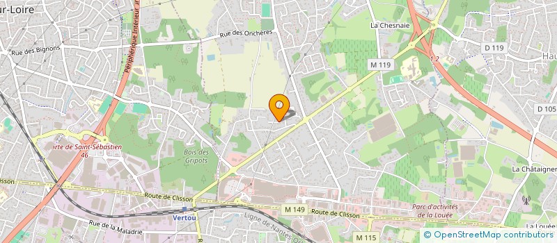 localisation de l'entreprise KORIMMO  LE LOROUX-BOTTEREAU