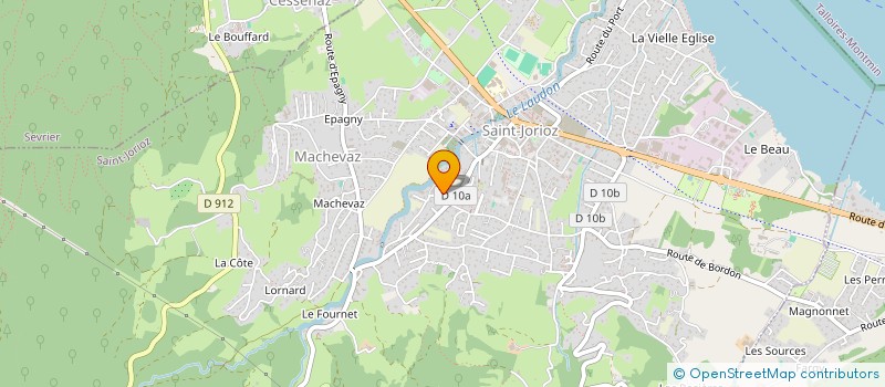 localisation de l'entreprise KORIOLIS à SAINT-JORIOZ