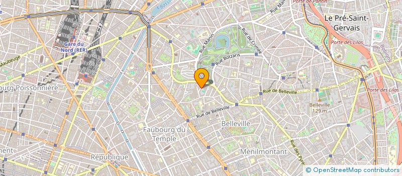 localisation de l'entreprise KORIOLIS à LES LILAS