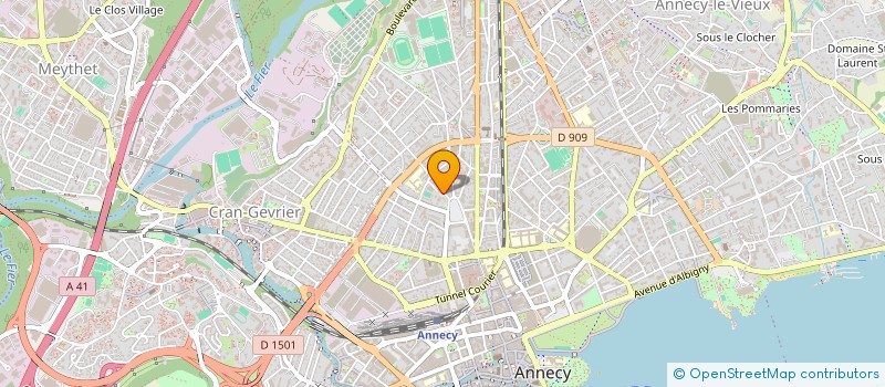 localisation de l'entreprise KORITSI à ANNECY