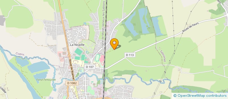 localisation de l'entreprise KORLEON'BIZ à PONCINS