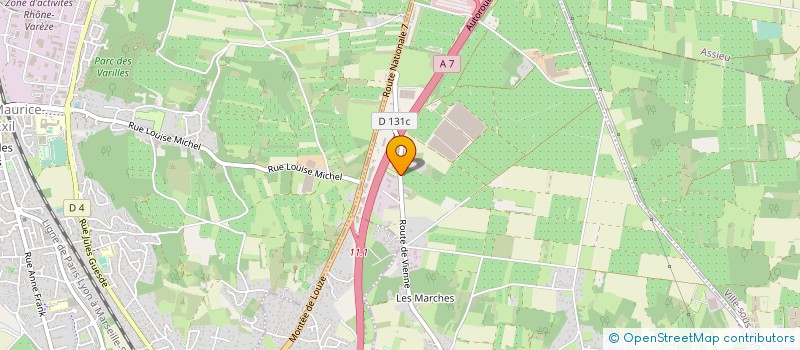 localisation de l'entreprise KORLU à ROUSSILLON