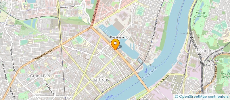 localisation de l'entreprise KORMATEK à BORDEAUX