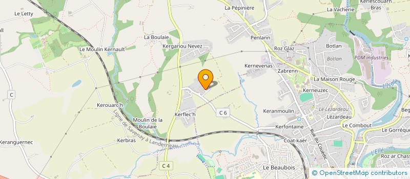 localisation de l'entreprise KORN DIGAMM  MELLAC