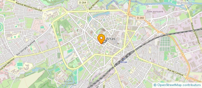localisation de l'entreprise KORNERS à ARRAS