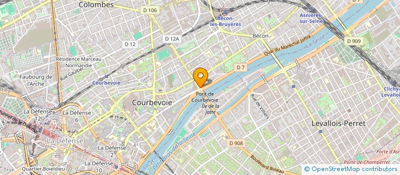 localisation de l'entreprise KORNIEIEVA à COURBEVOIE