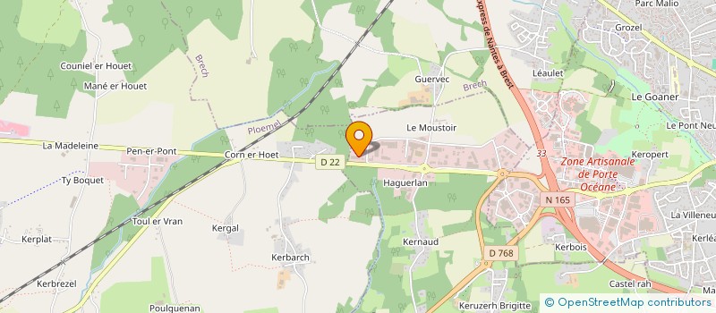 localisation de l'entreprise KORNOG  CRACH