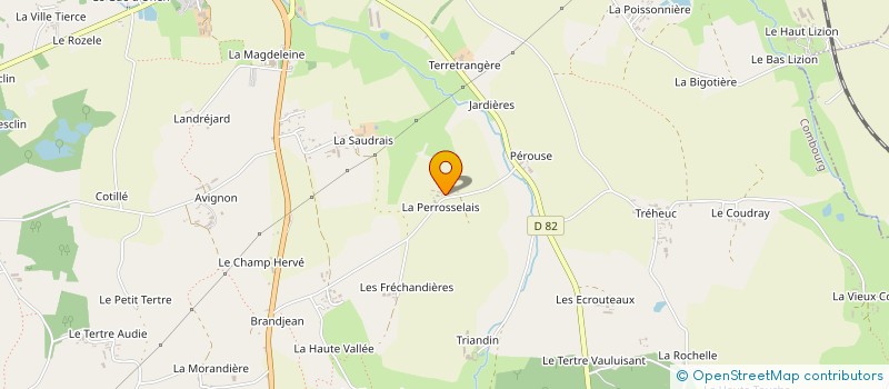 localisation de l'entreprise KORNOG WEB à COMBOURG