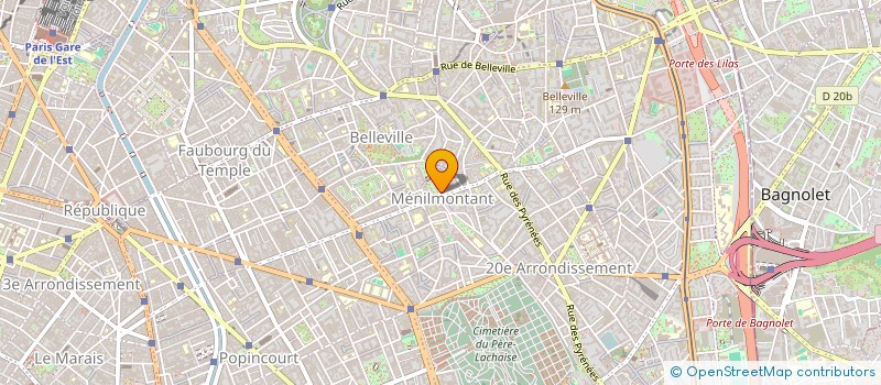 localisation de l'entreprise KORO FILMS  PARIS