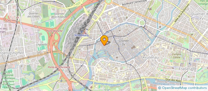 localisation de l'entreprise KOROGO à STRASBOURG