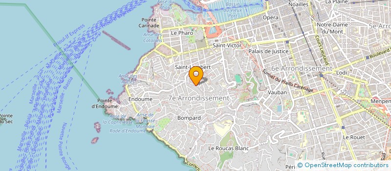 localisation de l'entreprise KOROHO-MARSEILLE à MARSEILLE