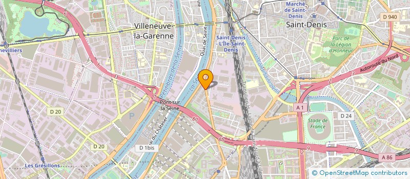 localisation de l'entreprise KOROZO EMBALLAGES à SAINT-DENIS
