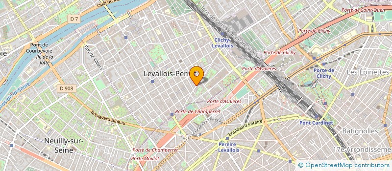 localisation de l'entreprise KORP SOFTWARE à LEVALLOIS-PERRET