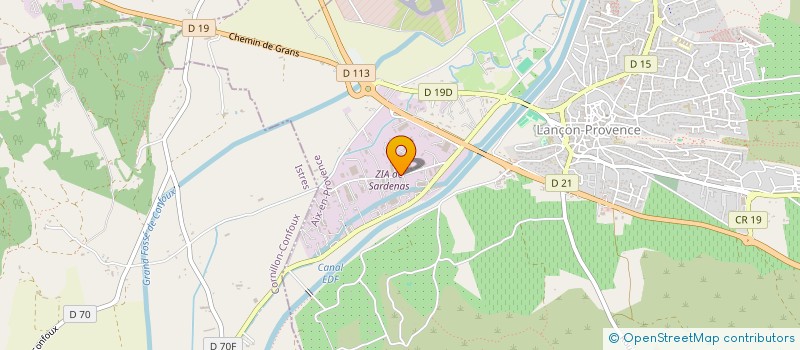 localisation de l'entreprise KORP6  LANCON-PROVENCE