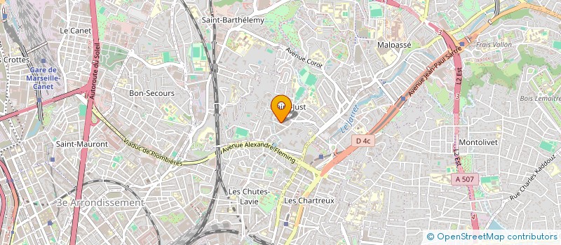 localisation de l'entreprise KORRECT à MARSEILLE